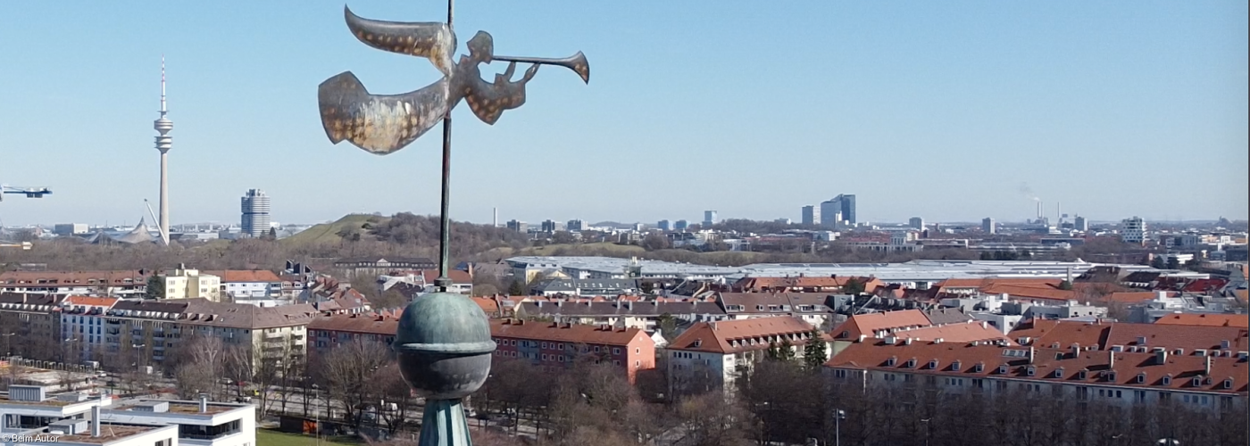 Christuskirche aus der Luft