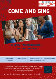 Plakat Come and Sing