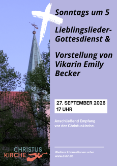 Plakat Lieblingsliedergottesdienst