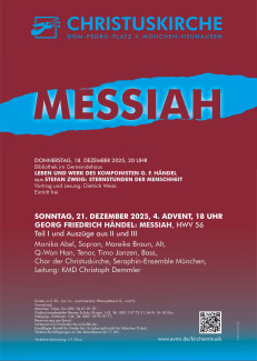 Konzertplakat Messias