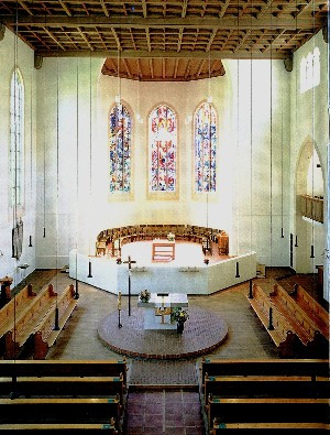 Innenraum Christuskirche 1975
